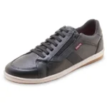 Sapatênis Masculino Couro Denim ZR Shoes
