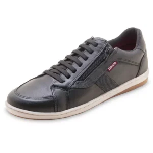 Sapatênis Masculino Couro Denim ZR Shoes